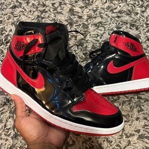 SOLD ❌❌Jordan 1 Patent Bred Size 12 🔥‼️